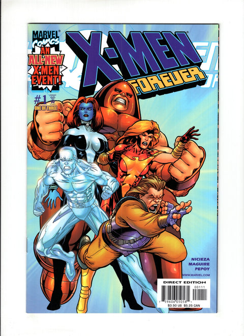 X-Men Forever, Vol. 1 #1A (2000)   Marvel Comics 2000