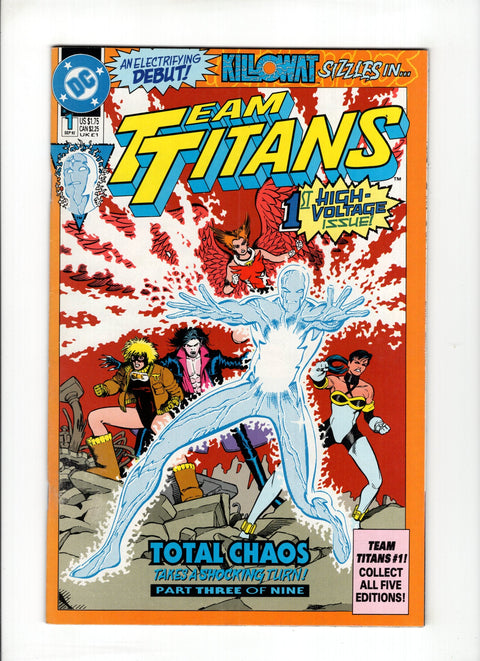 Team Titans #1A (1992) Kilowat Cover Kilowat Cover DC Comics 1992