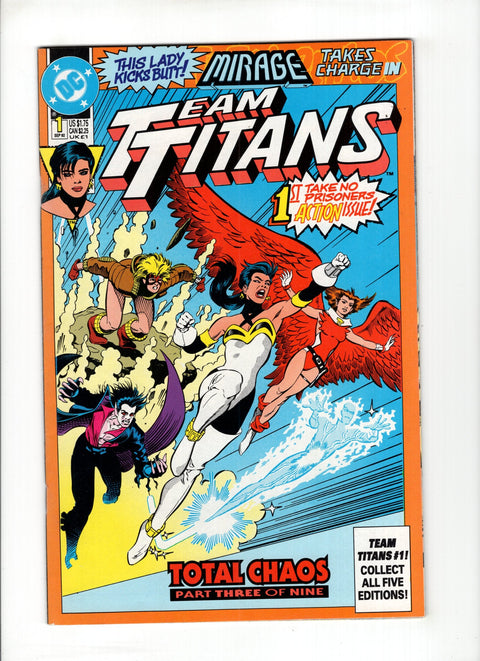 Team Titans #1E (1992) Mirage Cover Mirage Cover DC Comics 1992