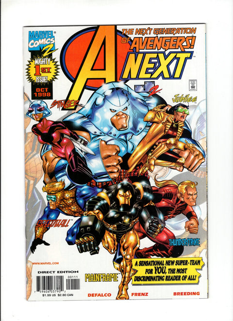 A-Next #1A (1998)   Marvel Comics 1998