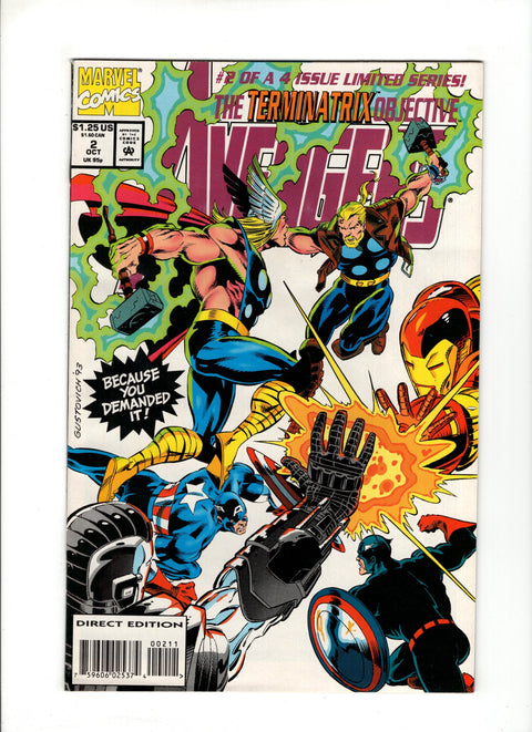 The Avengers: The Terminatrix Objective #2A (1993)   Marvel Comics 1993