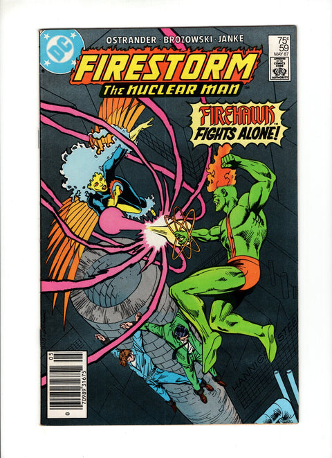 Firestorm, the Nuclear Man, Vol. 2 #59B (1987) Newsstand  DC Comics 1987