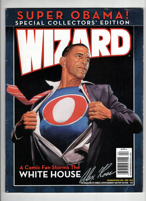 Wizard Comics Magazine #210A (2009) Alex Ross Obama Cover Alex Ross Obama Cover Wizard Press 2009