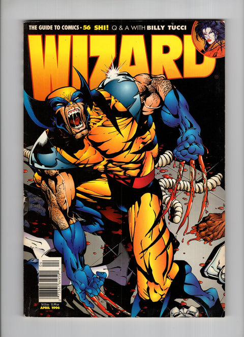 Wizard Comics Magazine #56/1 (1996) Cover - Dark Claw Cover - Dark Claw Wizard Press 1996
