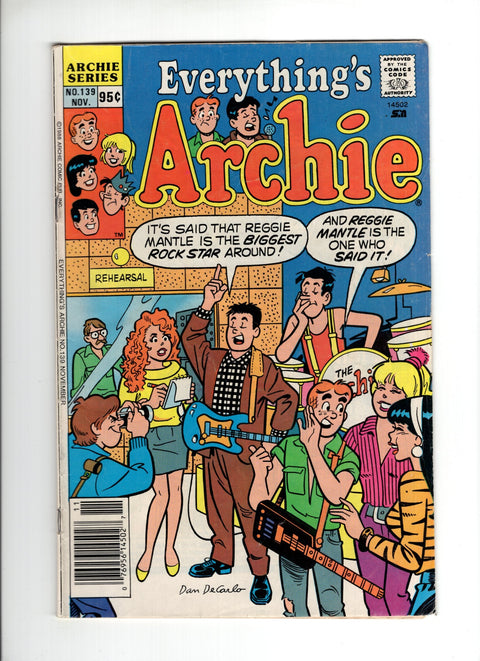 Everything's Archie #139A (1988)   Archie Comic Publications 1988