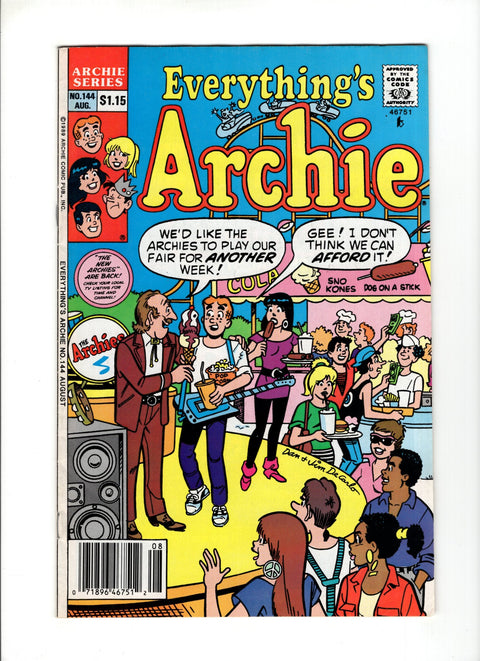 Everything's Archie #144A (1989)   Archie Comic Publications 1989