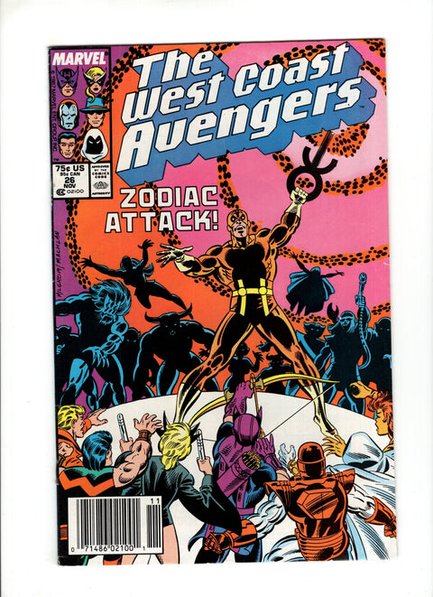 The West Coast Avengers, Vol. 2 #28B (1988) Newsstand  Marvel Comics 1988