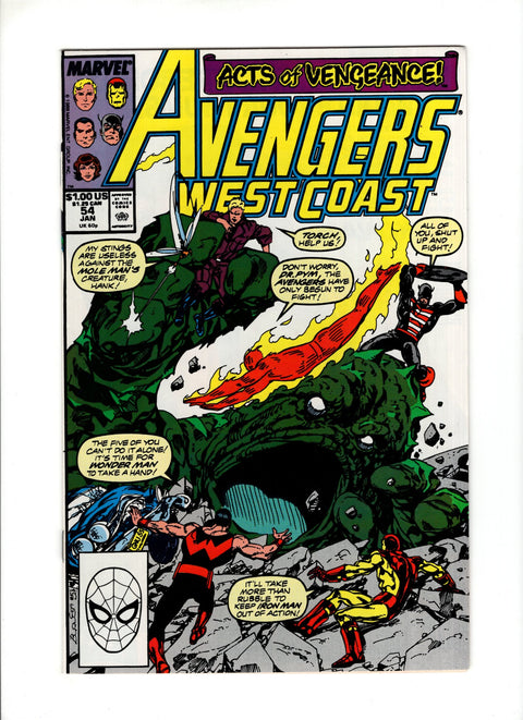 The West Coast Avengers, Vol. 2 #54A (1989)   Marvel Comics 1989