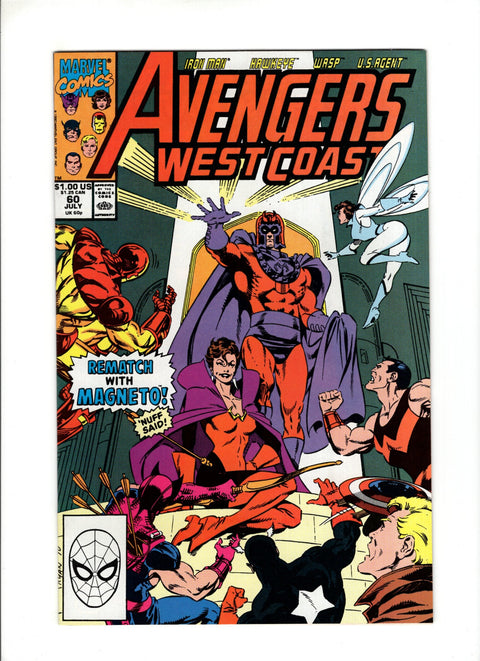 The West Coast Avengers, Vol. 2 #60A (1990)   Marvel Comics 1990