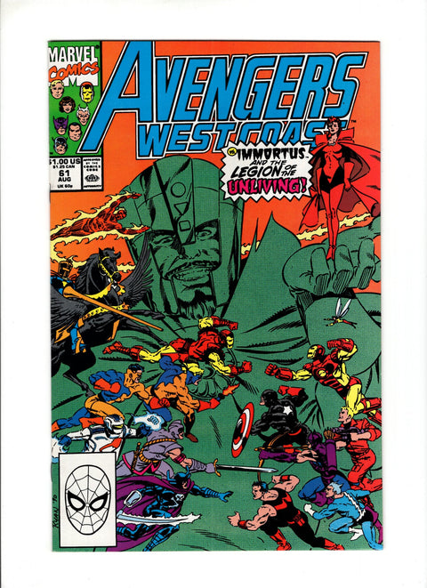 The West Coast Avengers, Vol. 2 #61A (1990) Origin of Immortus Origin of Immortus Marvel Comics 1990