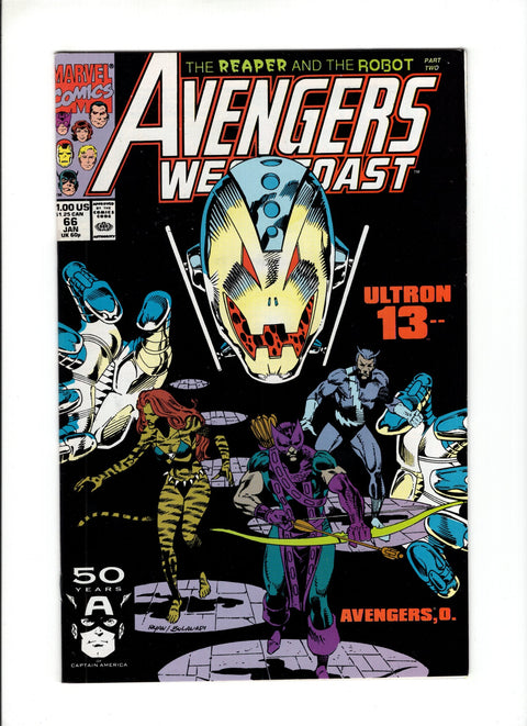 The West Coast Avengers, Vol. 2 #66A (1990)   Marvel Comics 1990