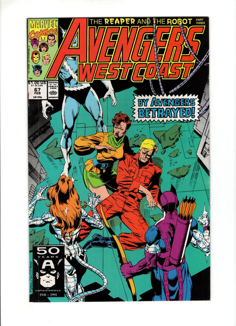 The West Coast Avengers, Vol. 2 #67A (1990)   Marvel Comics 1990