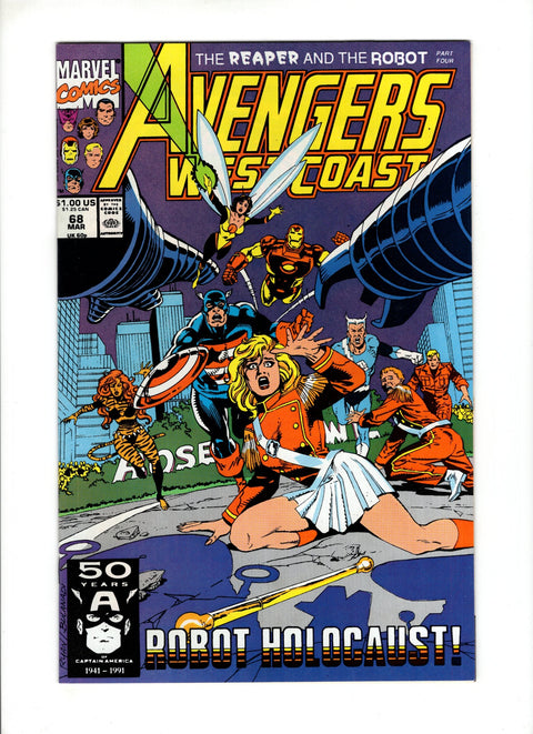 The West Coast Avengers, Vol. 2 #68A (1991)   Marvel Comics 1991