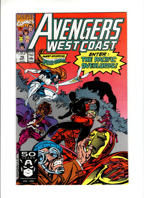 The West Coast Avengers, Vol. 2 #70A (1991)   Marvel Comics 1991
