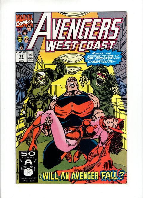 The West Coast Avengers, Vol. 2 #73A (1991)   Marvel Comics 1991