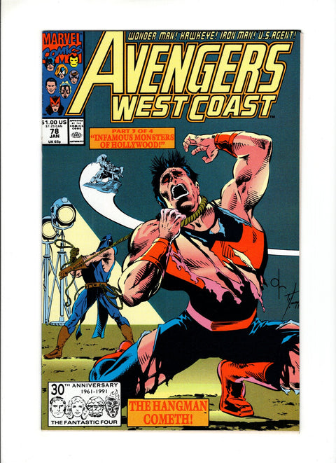 The West Coast Avengers, Vol. 2 #78A (1991)   Marvel Comics 1991