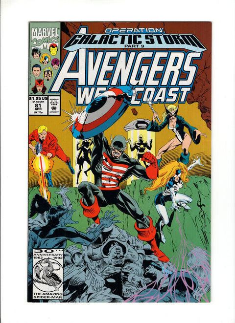 The West Coast Avengers, Vol. 2 #81A (1992)   Marvel Comics 1992