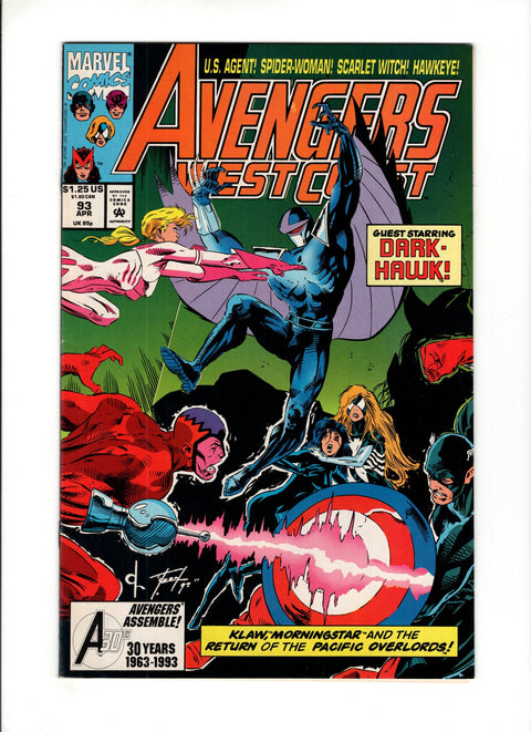The West Coast Avengers, Vol. 2 #93A (1993)   Marvel Comics 1993