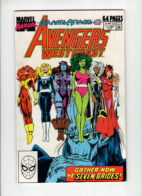 The West Coast Avengers, Vol. 2 Annual #4A (1989)   Marvel Comics 1989