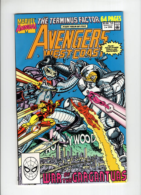 The West Coast Avengers, Vol. 2 Annual #5A (1990)   Marvel Comics 1990