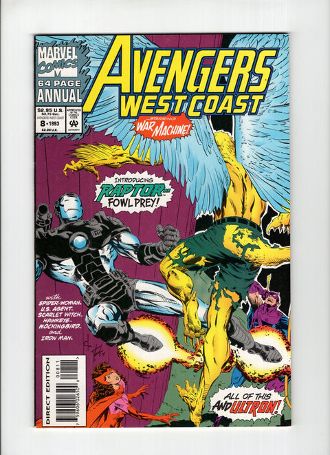 The West Coast Avengers, Vol. 2 Annual #8A (1993)   Marvel Comics 1993