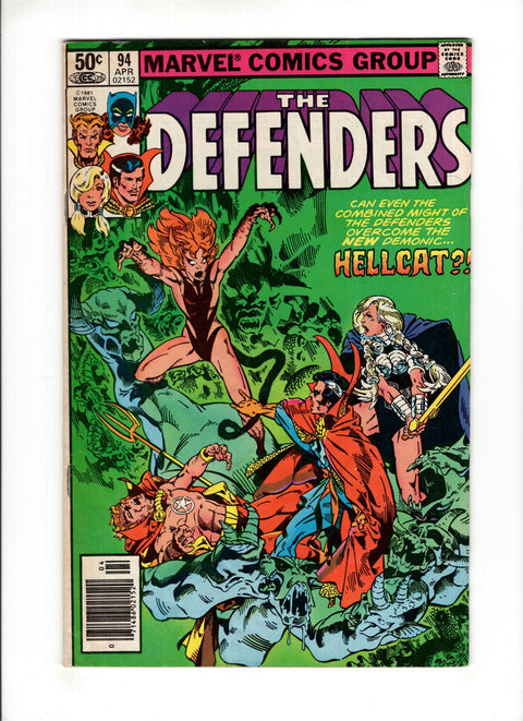 The Defenders, Vol. 1 #94A (1981) 1st Gargoyle 1st Gargoyle Marvel Comics 1981