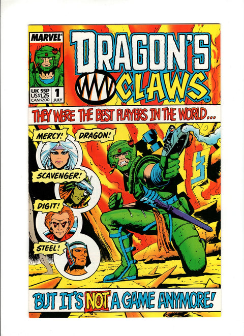 Dragon's Claws #1 (1988)   Marvel Comics 1988