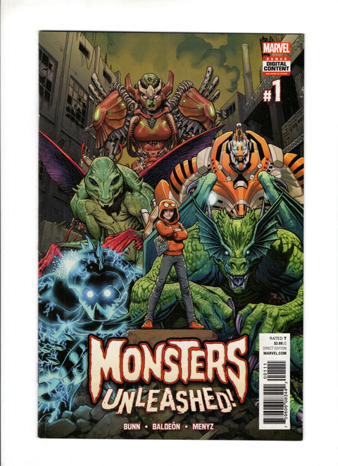 Monsters Unleashed, Vol. 3 #1A (2017)   Marvel Comics 2017