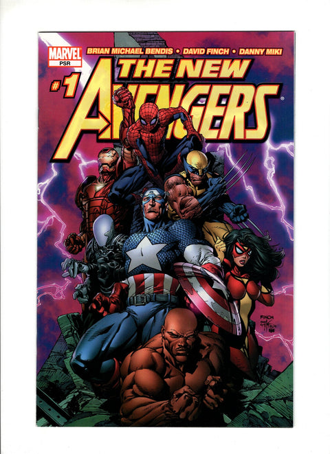 New Avengers, Vol. 1 #1D (2004) 2nd Printing David Finch Variant Cover 2nd Printing David Finch Variant Cover Marvel Comics 2004