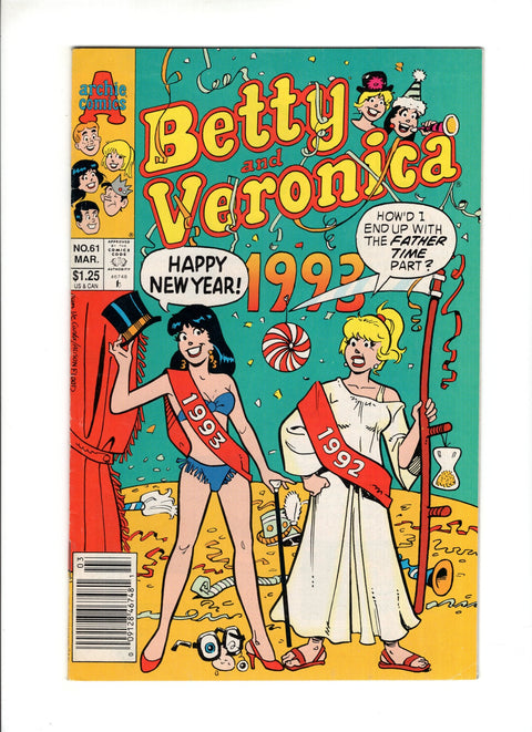 Betty & Veronica, Vol. 1 #61B (1993) Newsstand  Archie Comic Publications 1993