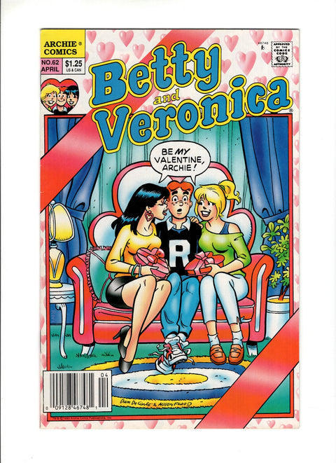 Betty & Veronica, Vol. 1 #62B (1993) Newsstand  Archie Comic Publications 1993