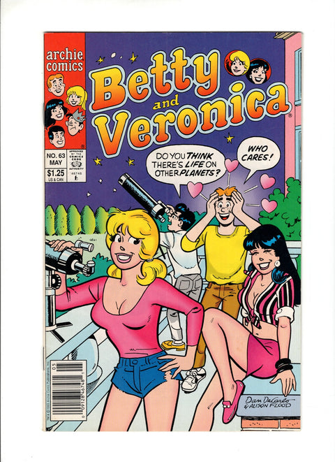 Betty & Veronica, Vol. 1 #63B (1993) Newsstand  Archie Comic Publications 1993