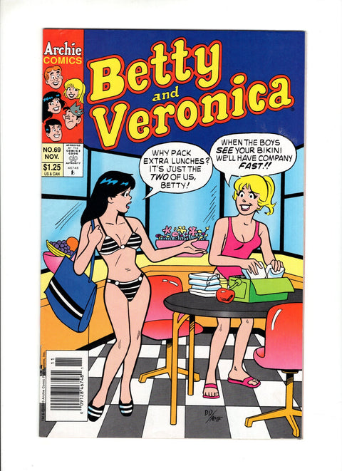 Betty & Veronica, Vol. 1 #69B (1993) Newsstand  Archie Comic Publications 1993