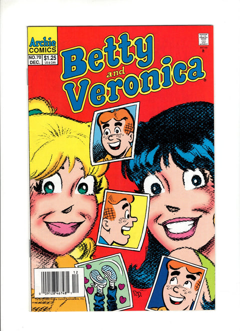 Betty & Veronica, Vol. 1 #70B (1993) Newsstand  Archie Comic Publications 1993