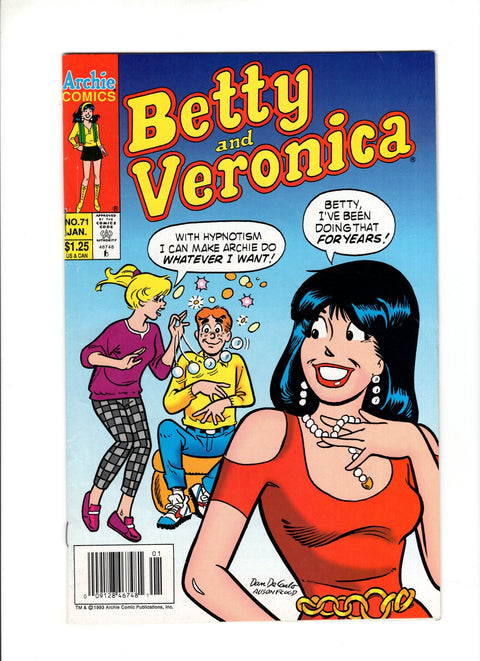 Betty & Veronica, Vol. 1 #71B (1994) Newsstand  Archie Comic Publications 1994