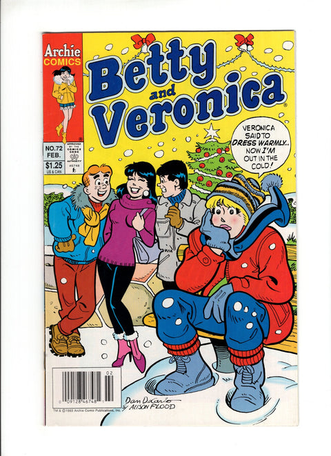 Betty & Veronica, Vol. 1 #72B (1994) Newsstand  Archie Comic Publications 1994