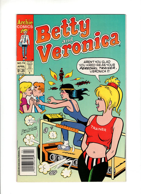 Betty & Veronica, Vol. 1 #74B (1994) Newsstand  Archie Comic Publications 1994