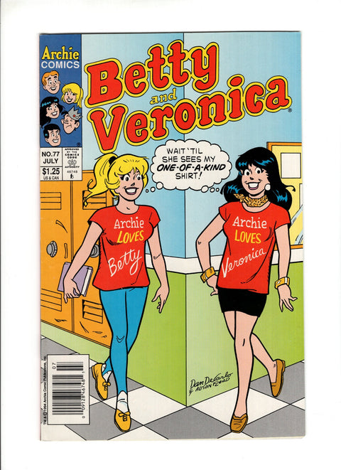 Betty & Veronica, Vol. 1 #77B (1994) Newsstand  Archie Comic Publications 1994