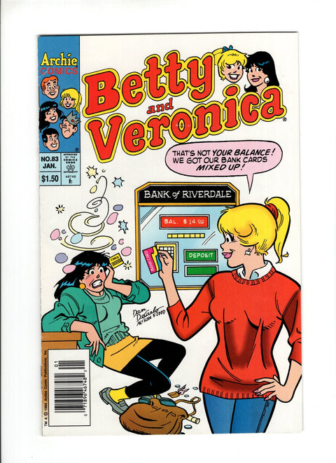 Betty & Veronica, Vol. 1 #83B (1995) Newsstand  Archie Comic Publications 1995