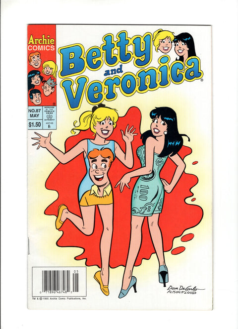 Betty & Veronica, Vol. 1 #87B (1995) Newsstand  Archie Comic Publications 1995
