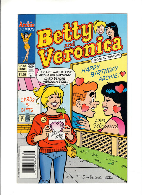 Betty & Veronica, Vol. 1 #88B (1995) Newsstand  Archie Comic Publications 1995