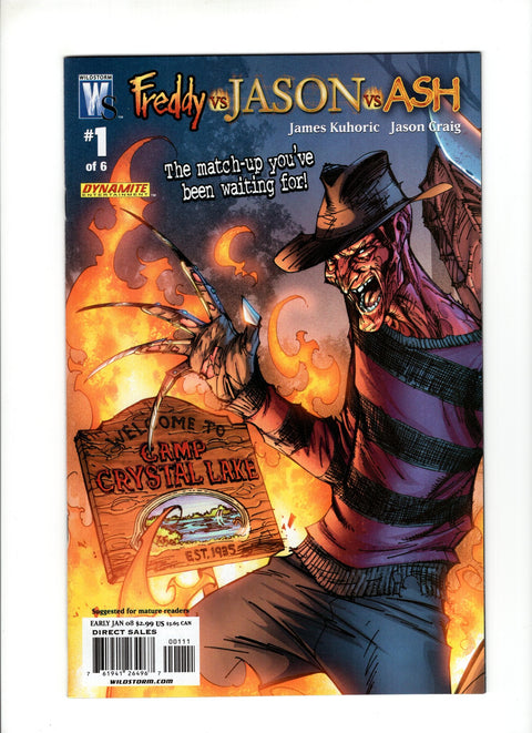 Freddy vs Jason vs Ash #1A (2008) J Scott Campbell Cover J Scott Campbell Cover DC Comics and Dynamite Entertainment 2008