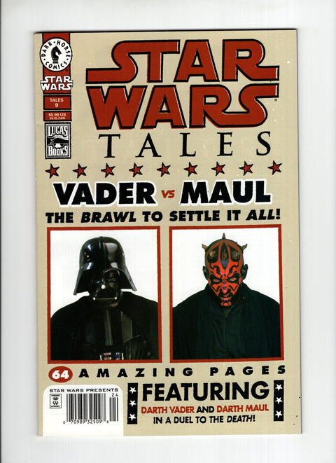 Star Wars Tales #9B (2001) Photo Variant Vader vs Maul Photo Variant Vader vs Maul Dark Horse Comics 2001