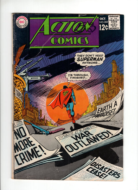 Action Comics, Vol. 1 #368 (1968)   DC Comics 1968 Buy & Sell Comics Online Comic Shop Toronto Canada
