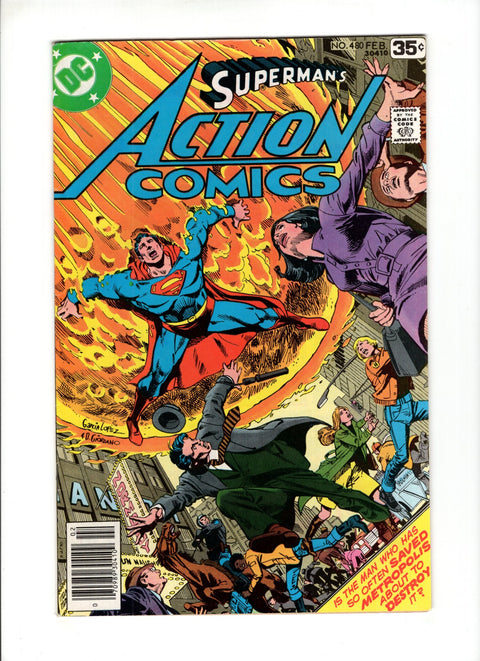 Action Comics, Vol. 1 #480B (1978)1st Supermobile Newsstand 1st Supermobile DC Comics 1978 Buy & Sell Comics Online Comic Shop Toronto Canada