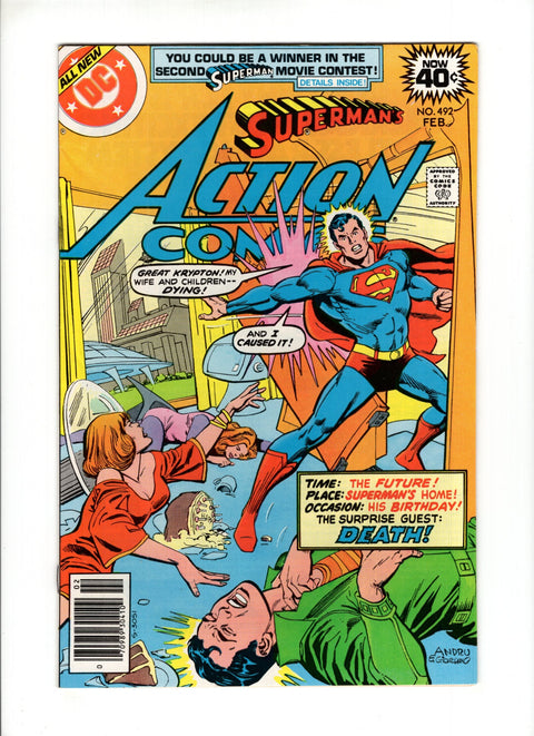 Action Comics, Vol. 1 #492B (1978) Newsstand  DC Comics 1978 Buy & Sell Comics Online Comic Shop Toronto Canada