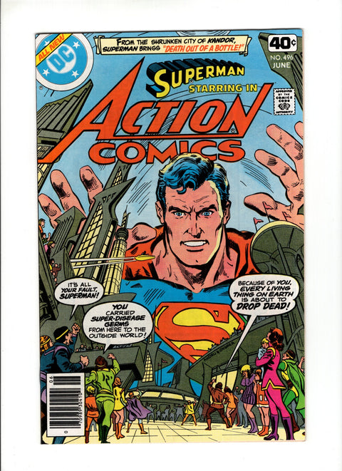 Action Comics, Vol. 1 #496B (1979) Newsstand  DC Comics 1979 Buy & Sell Comics Online Comic Shop Toronto Canada