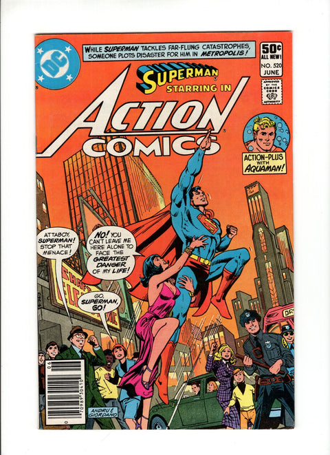 Action Comics, Vol. 1 #520B (1981) Newsstand  DC Comics 1981 Buy & Sell Comics Online Comic Shop Toronto Canada