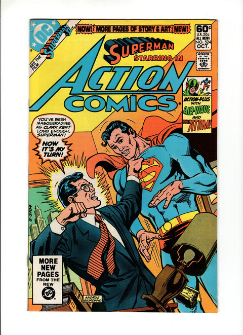 Action Comics, Vol. 1 #524A (1981)   DC Comics 1981 Buy & Sell Comics Online Comic Shop Toronto Canada