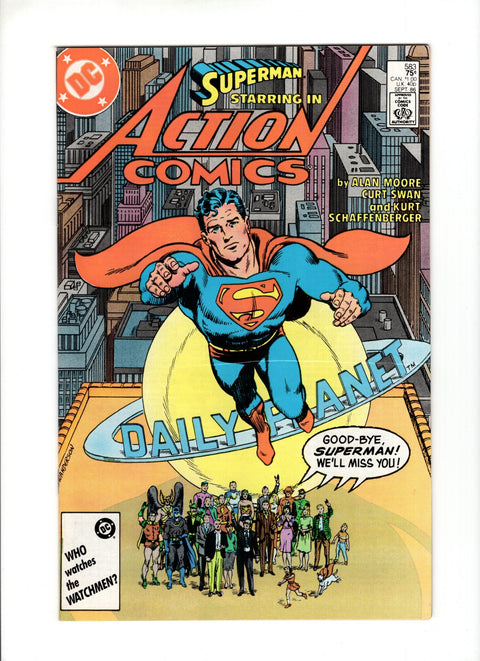 Action Comics, Vol. 1 #583A (1986) 1st Jon Elliot, Alan Moore Story 1st Jon Elliot, Alan Moore Story DC Comics 1986 Buy & Sell Comics Online Comic Shop Toronto Canada
